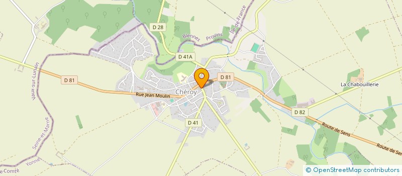 localisation de l'entreprise INSTANT ZEN à CHEROY