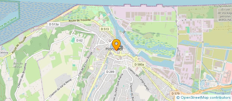 localisation de l'entreprise INSTANTS CADEAUX à HONFLEUR