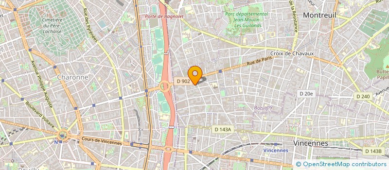 localisation de l'entreprise INSTANTS CHAVIRES à MONTREUIL