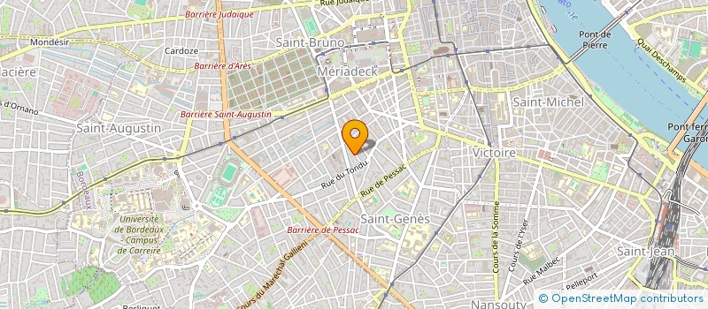 localisation de l'entreprise INSTANTS DE BEAUTE à BORDEAUX