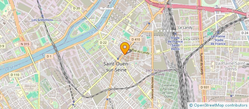 localisation de l'entreprise INSTANTS DE BONHEUR à SAINT-OUEN-SUR-SEINE