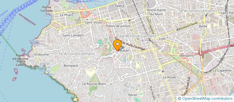 localisation de l'entreprise INSTANTS DE FAMILLE  MARSEILLE