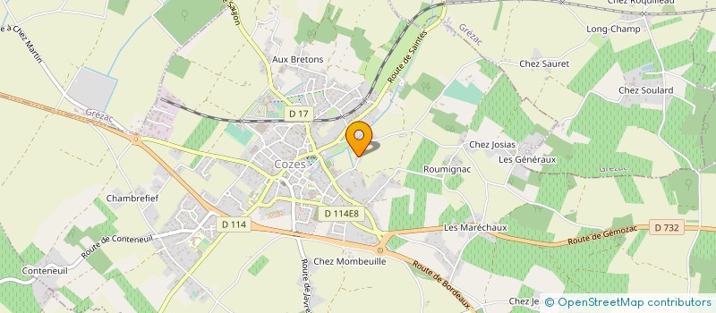 localisation de l'entreprise INSTANTS IMAGINAIRES  COZES