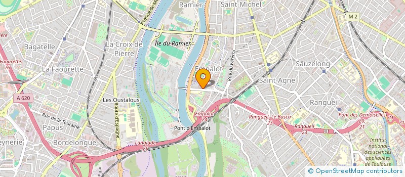 localisation de l'entreprise INSTANTS POUR EUX  TOULOUSE