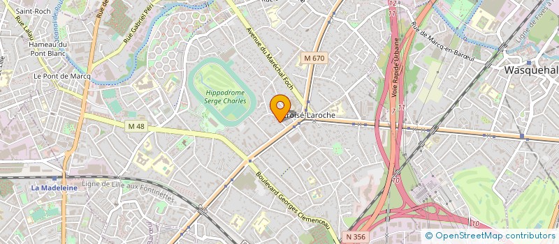 localisation de l'entreprise INSTAPLAY à MARCQ-EN-BARŒUL
