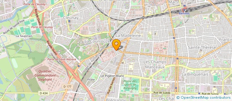 localisation de l'entreprise INSTEDGE  SAINT-JACQUES-DE-LA-LANDE