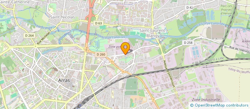 localisation de l'entreprise INSTEN  SAINT-LAURENT-BLANGY