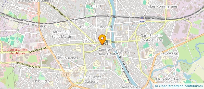 localisation de l'entreprise INSTEP FORMATION 53 à LAVAL