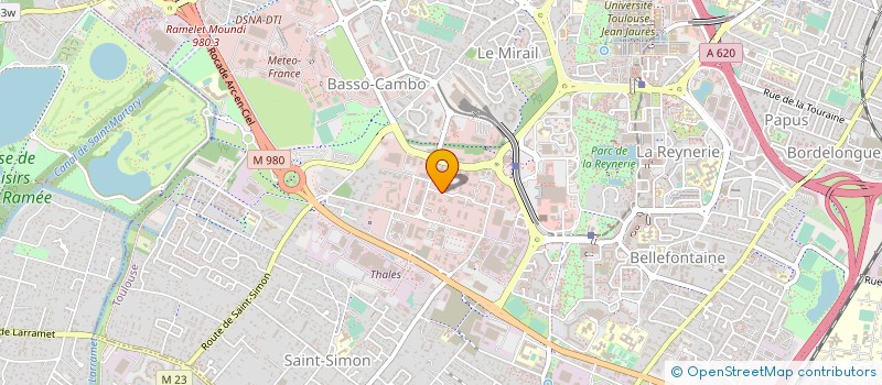 localisation de l'entreprise INSTEP OCCITANIE à TOULOUSE