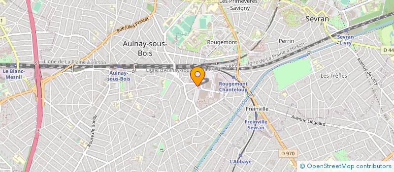 localisation de l'entreprise INSTI AULNAY DEVEL ECONOMIQUE à AULNAY-SOUS-BOIS