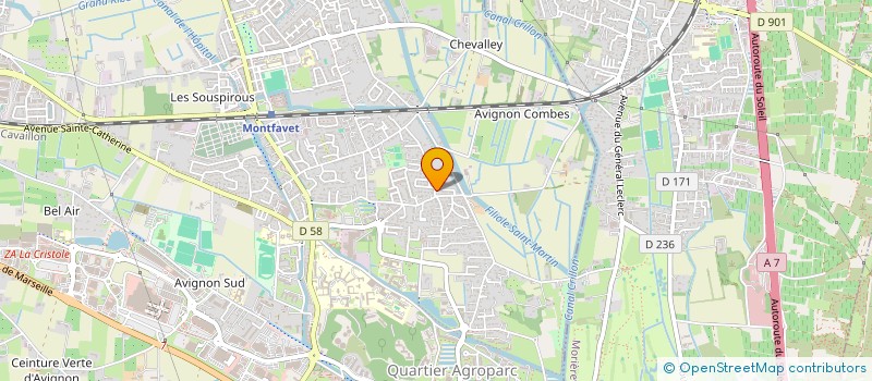 localisation de l'entreprise INSTI DEVELOPP ENRICHISS PERSONNE à AVIGNON