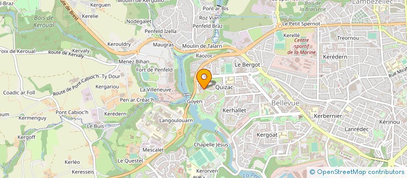 localisation de l'entreprise INSTI DROIT SCIENCES ECONOMIQUES à BREST