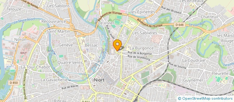 localisation de l'entreprise INSTI INTERDEP DU BASSIN DE LA SEVRE à NIORT