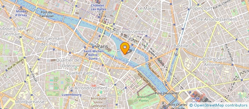 localisation de l'entreprise INSTI RECHER ANALYSE SOCIO BIOGRAPHIQUE à PARIS