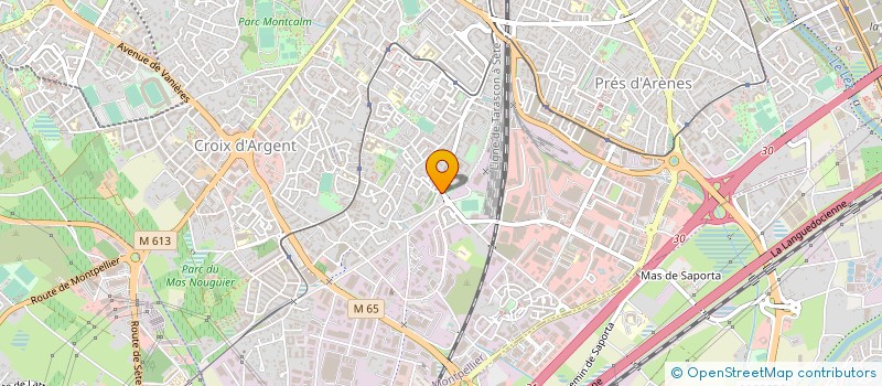 localisation de l'entreprise INSTI SUPER DEVELOP COMMUNICATION à MONTPELLIER