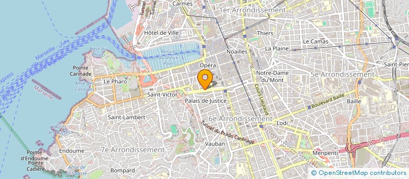 localisation de l'entreprise INSTI SUPER INIT SPECIAL MANAG à MARSEILLE