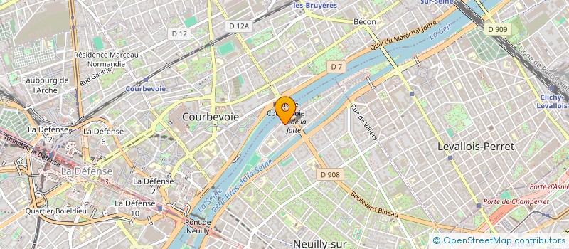 localisation de l'entreprise INSTI SUPERIEUR COMMUNICA MARKETING à NEUILLY-SUR-SEINE