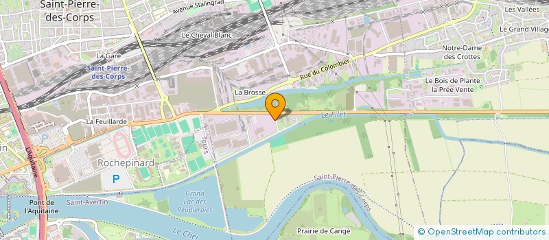 localisation de l'entreprise INSTIMED  SAINT-PIERRE-DES-CORPS