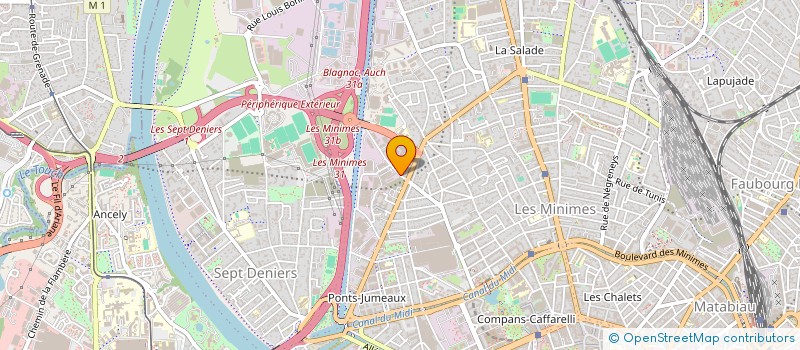 localisation de l'entreprise INSTINCT à TOULOUSE