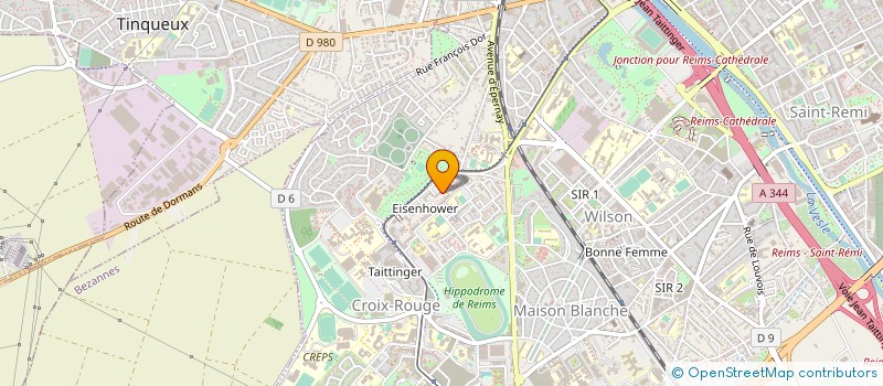 localisation de l'entreprise INSTINCT  REIMS