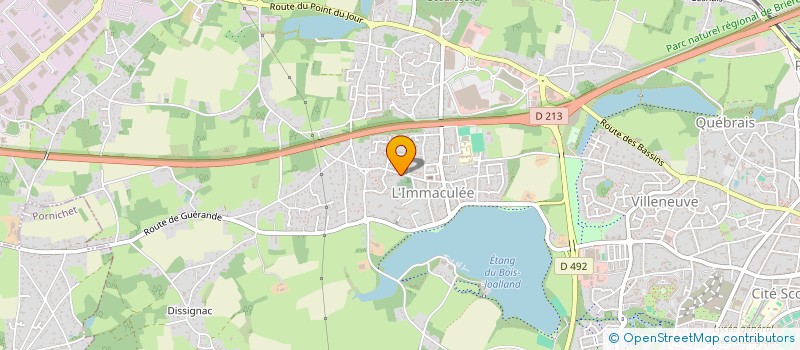 localisation de l'entreprise INSTINCT BEAUTE BY AURORE  SAINT-NAZAIRE