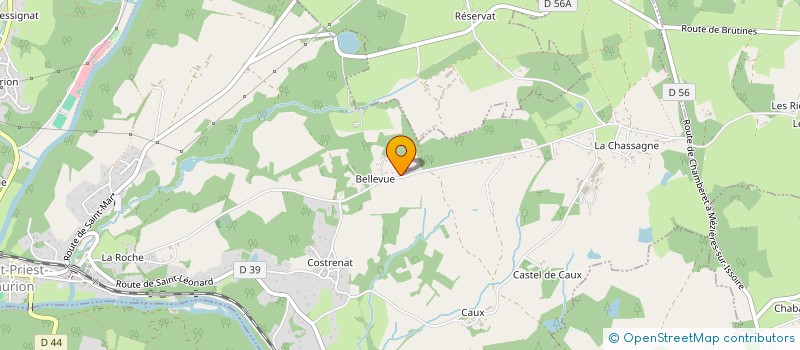 localisation de l'entreprise INSTINCT CONSEIL  SAINT-PRIEST-TAURION