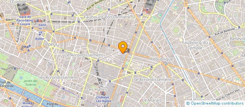 localisation de l'entreprise INSTINCT CREATEUR  PARIS