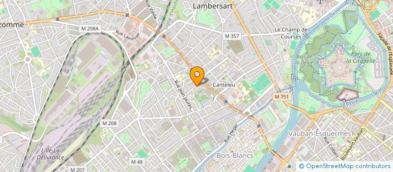 localisation de l'entreprise INSTINCT DE SURVIE  LILLE