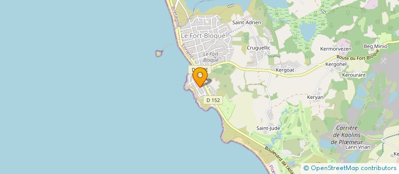 localisation de l'entreprise INSTINCT DE VIE  PLOEMEUR