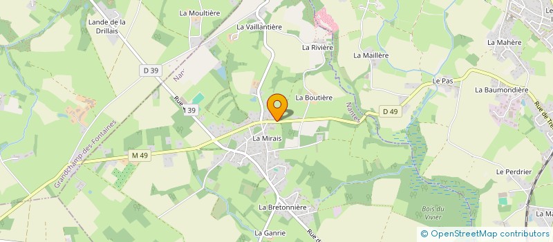 localisation de l'entreprise INSTINCT DECO  LA CHAPELLE-SUR-ERDRE