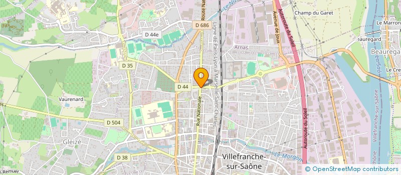 localisation de l'entreprise INSTINCT GOURMAND à VILLEFRANCHE-SUR-SAONE