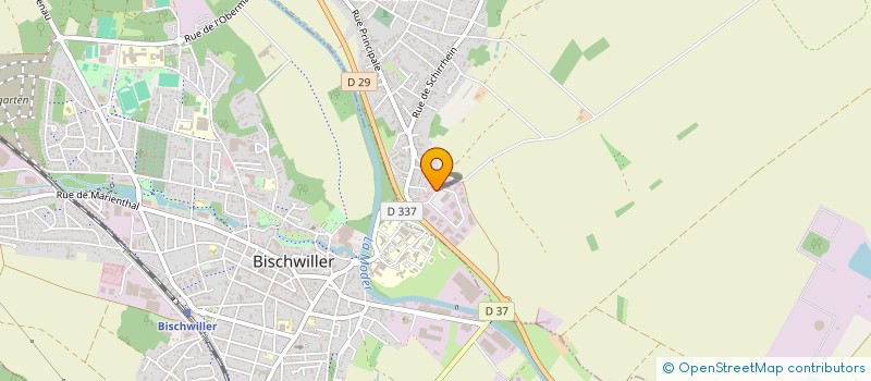 localisation de l'entreprise INSTINCT HABITAT  OBERHOFFEN-SUR-MODER