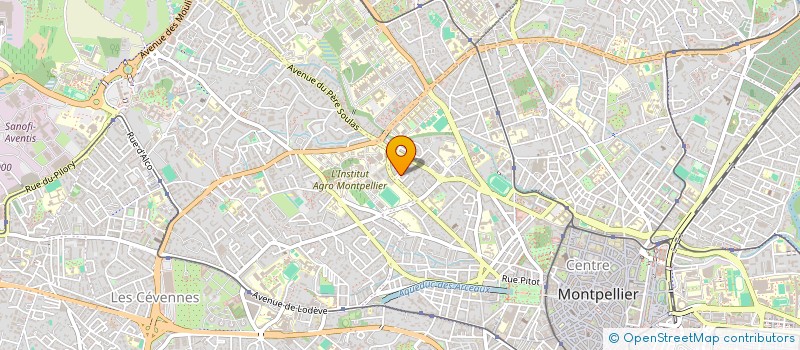 localisation de l'entreprise INSTINCT TIFS à MONTPELLIER