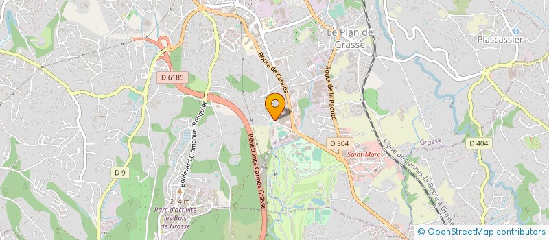 localisation de l'entreprise INSTINCTIVE GROUPE  GRASSE