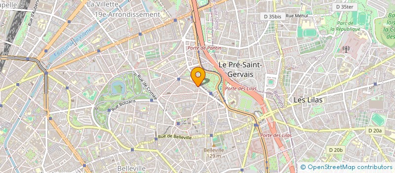 localisation de l'entreprise INSTIT ANTHROPOMAXIMOLOGIE INTERNATIONAL  PARIS