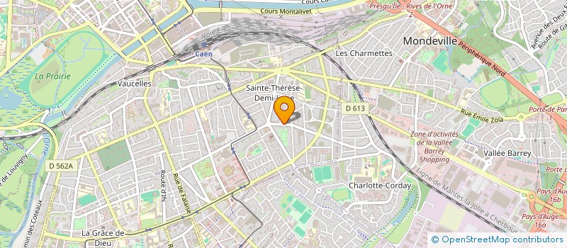 localisation de l'entreprise INSTIT BN PROSPECTIVE ECONOMIQUE CGC à CAEN