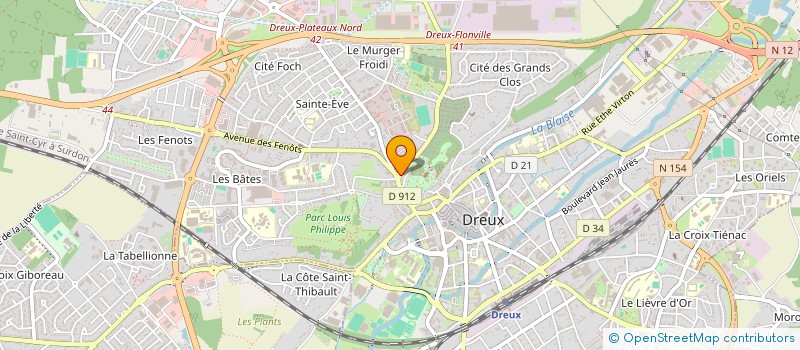 localisation de l'entreprise INSTIT DEVELOP ECONO SOCIAL FRANC TUNISI à DREUX