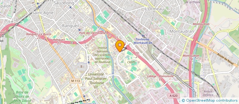 localisation de l'entreprise INSTIT EUROP INGEN & SCIENCES COGNITIVES à TOULOUSE