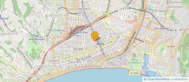 localisation de l'entreprise INSTIT FORMAT METIERS MARKETING MANAGEME à NICE