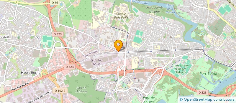 localisation de l'entreprise INSTIT FORMAT RECHERCH INTERVENT SOCIALE à ANGERS