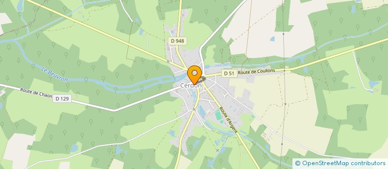 localisation de l'entreprise INSTIT FORMATION ALTERNANCE INTER REGION à CERDON