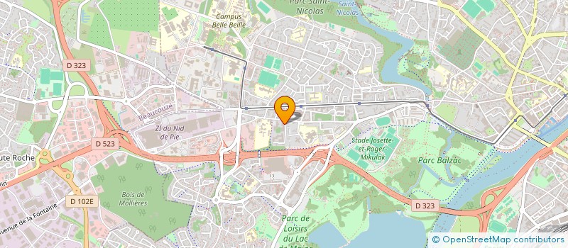 localisation de l'entreprise INSTIT FORMATION DEVELOPPEMENT PERSONNEL à ANGERS