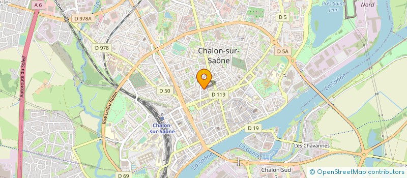 localisation de l'entreprise INSTIT FORMATION PROMOTION ADULTES à CHALON-SUR-SAONE