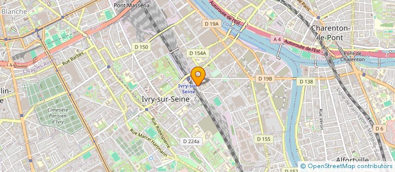 localisation de l'entreprise INSTIT FRANCA RECHERC DEPEND TABAC à IVRY-SUR-SEINE