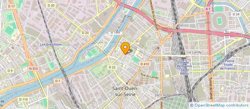 localisation de l'entreprise INSTIT FRANCAIS RECHER EXPERIMEN SPIRITE à SAINT-OUEN-SUR-SEINE