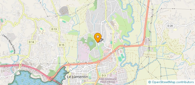 localisation de l'entreprise INSTIT INTER FORMAT TECHN CADRES  LE LAMENTIN