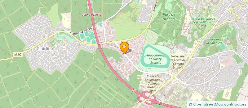 localisation de l'entreprise INSTIT MEDECINE DU TRAVAIL DE LORRAINE  VANDUVRE-LES-NANCY