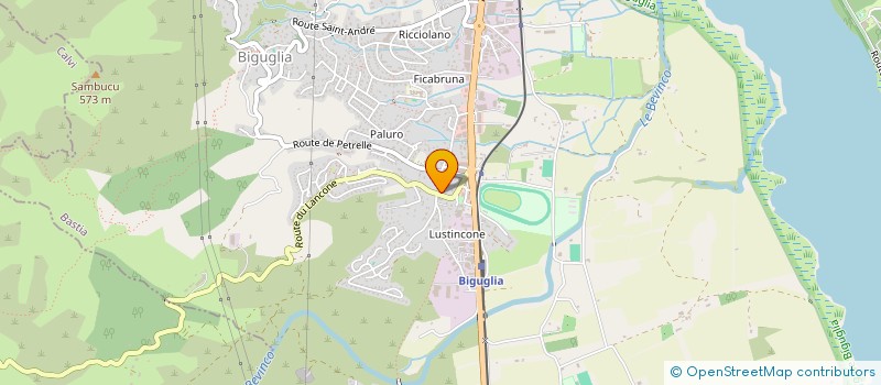 localisation de l'entreprise INSTIT MEDIC PEDAGOGIQUE EVEIL à BIGUGLIA