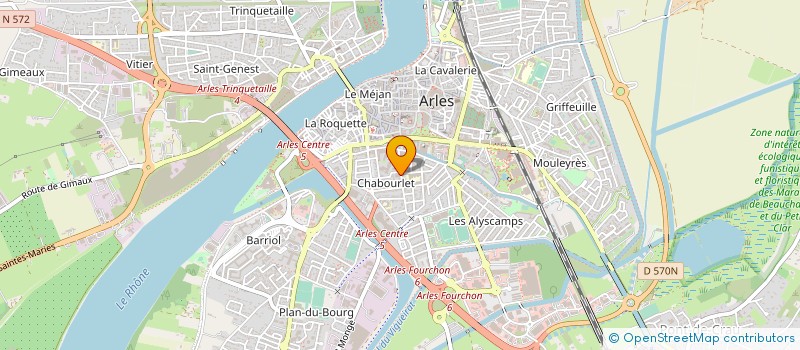 localisation de l'entreprise INSTIT MEDIT TECHNIQ TELECOMMUNICATION à ARLES
