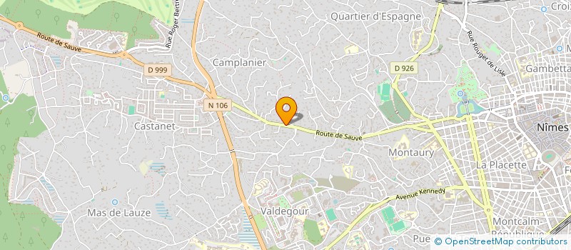 localisation de l'entreprise INSTIT MEDITERRAN COMMUNIC ET AUDIOVISU à NIMES